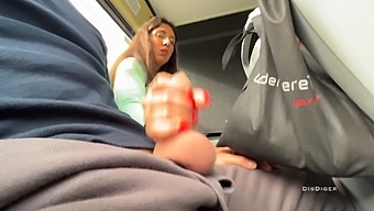 High-definition - Public bus ride turns into a wild handjob and blowjob  with a young russian teen - Beeg